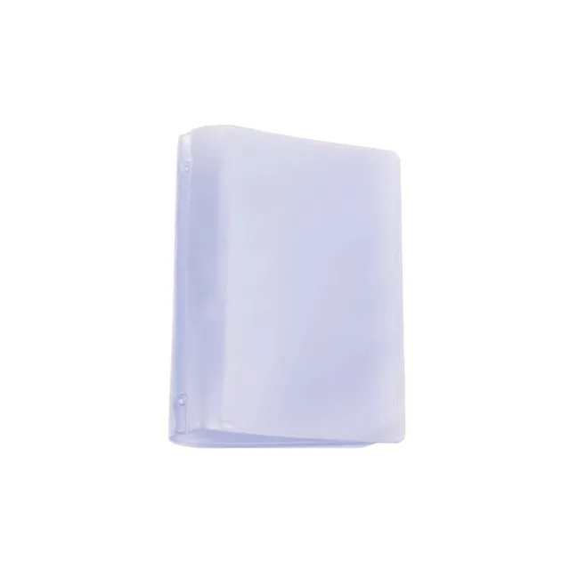 Semi Transparent Card Holder Inside Bag PVC Waterproof Folded ID Credit Bank Name Business Card Pockets Inner Pages Office Suppl 5