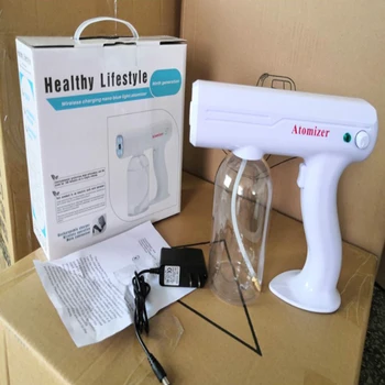 

800ml Home Car Portable Fogger Machine Nanos Steam Spray Guns