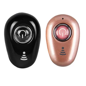 

2 Pcs Mini Wireless Bluetooth 4.1 Earphone Headset Sport Headphone with MIC MicroPhone for IOS/Android Smart Phones, Pink & Blac