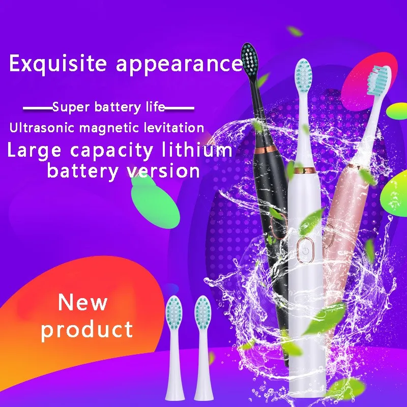 

Electric Toothbrush USB Rechargeable Waterproof Clean Electric Toothbrush Upgraded Electric Sonic Smart Electric Toothbrush