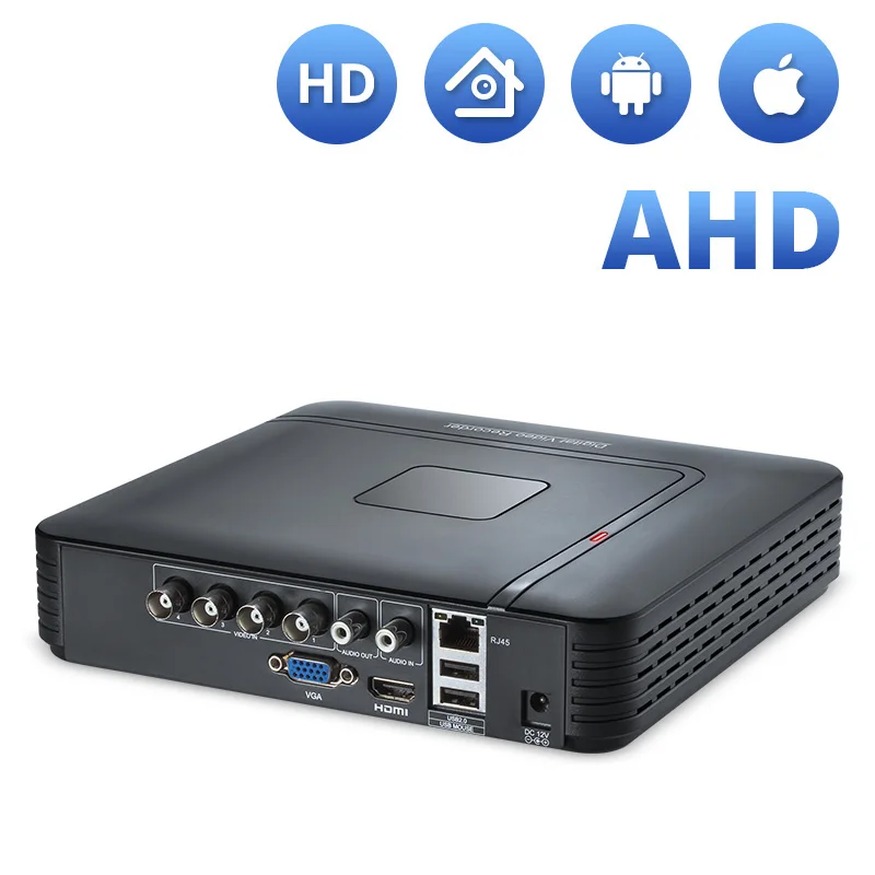 FUERS 4 шт. 4MP 4CH AHD DVR CCTV камера 1080P открытый видео рекордер ...