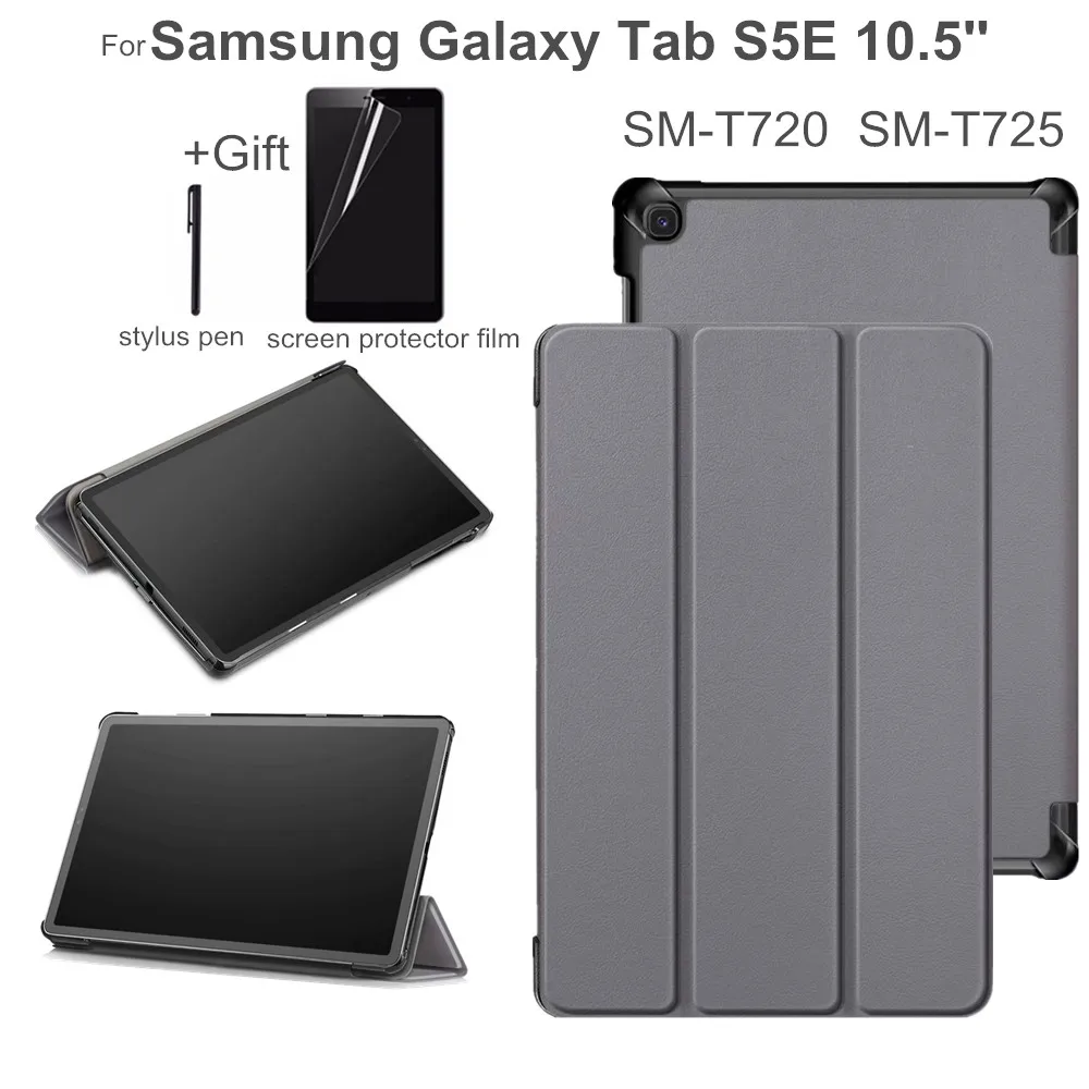 Умный чехол для Samsung Galaxy Tab S5E 2019 тонкий s5e с диагональю 10 5 дюйма функцией подарок 1 2
