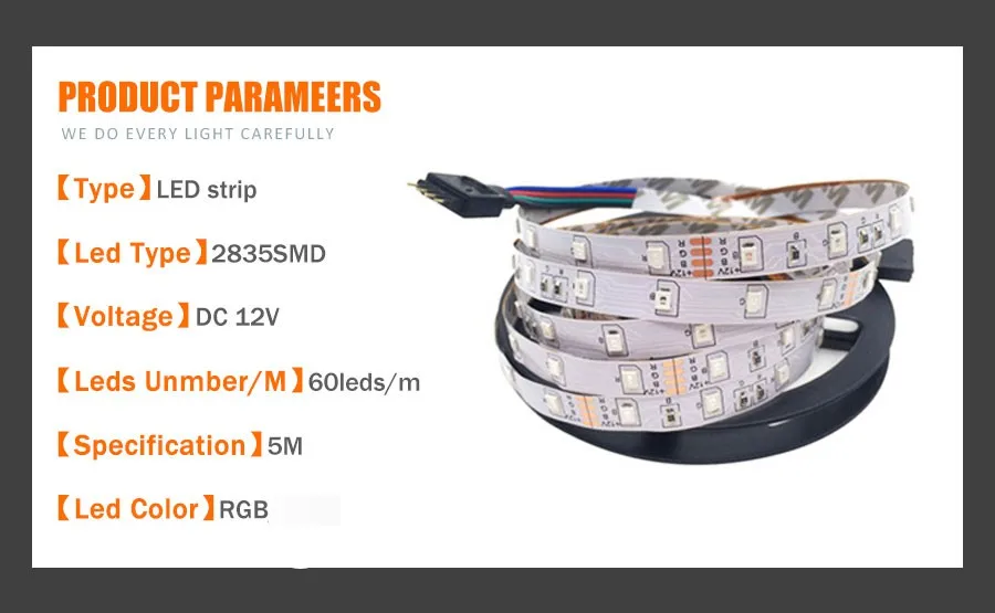 Светодиодный светильник 2835 SMD RGB лента 5 м 10 м 15 м 20 м DC12V 3528 Гибкая RGB Светодиодная лента e ленточный регулятор диодов набор адаптеров