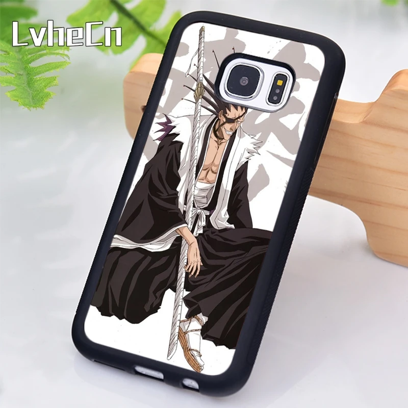 LvheCn Kenpachi Zaraki Bleach Phone Case For Samsung Galaxy S9 S8 S10 Plus Lite S6 S7 Edge S5 Note 5 8 9 10 Coque |