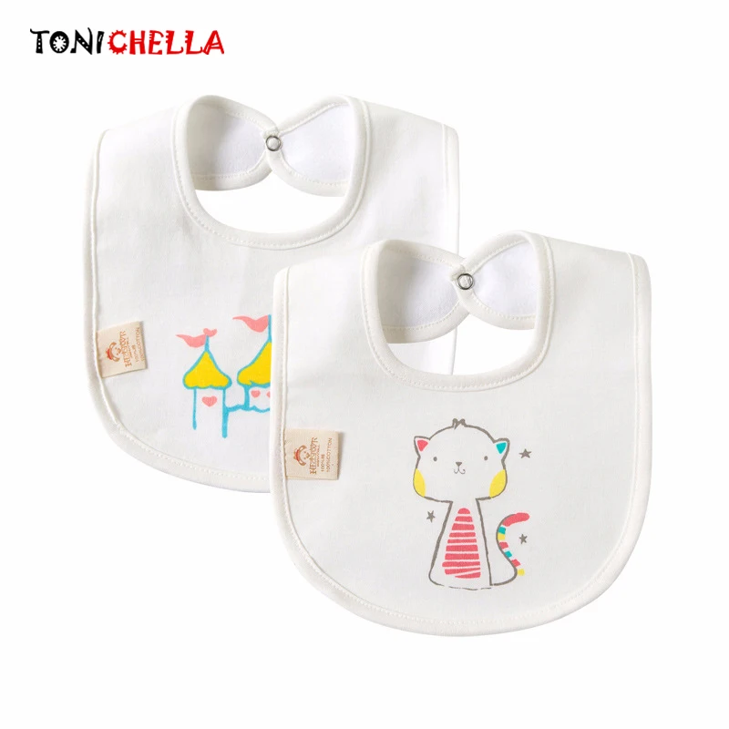 Милые детские нагрудники с рисунком из мультфильма; Слюнявчики для малышей; мягкие хлопковые водонепроницаемые Слюнявчики; аксессуар бандана для новорожденных; CL5719