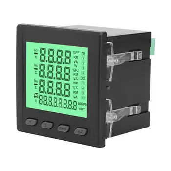 

3-Phase Multifunctional Digital LED Electricity Volt Power Meter RS485 Communication 220V Digital Wattmeter