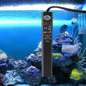 

Heating Rod 25w US Plug Submersible Heater Aquarium Glass Fish Tank Temperature Adjustment Aquarium Heating #YL10