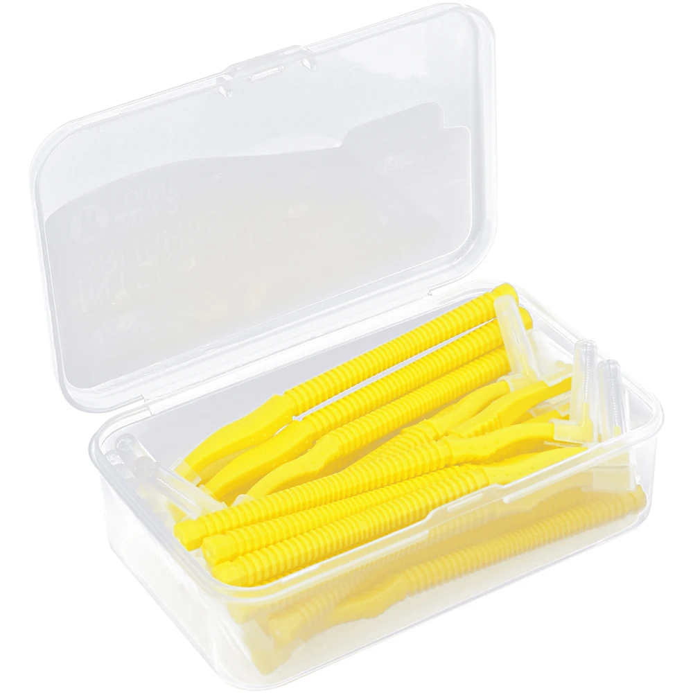 0 4mm 1 5mm L Shaped Interdental Brush 22PCSDental Floss Cleaners Orthodontic Wire Brush Toothbrush Oral 4