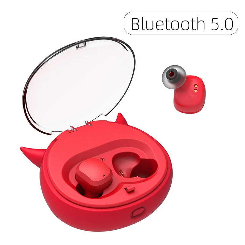 

CHAURE Mini Wireless Bluetooth 5.0Earphone Stereo Earbud Headset Headphones For game sports wireless earbuds