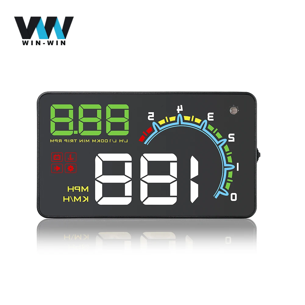 

Head Up Display HUD Display D3000 Car OBD OBD2 Head Up Display D3000 Car Projector Digital Speedometer Car Speed Security Alarm