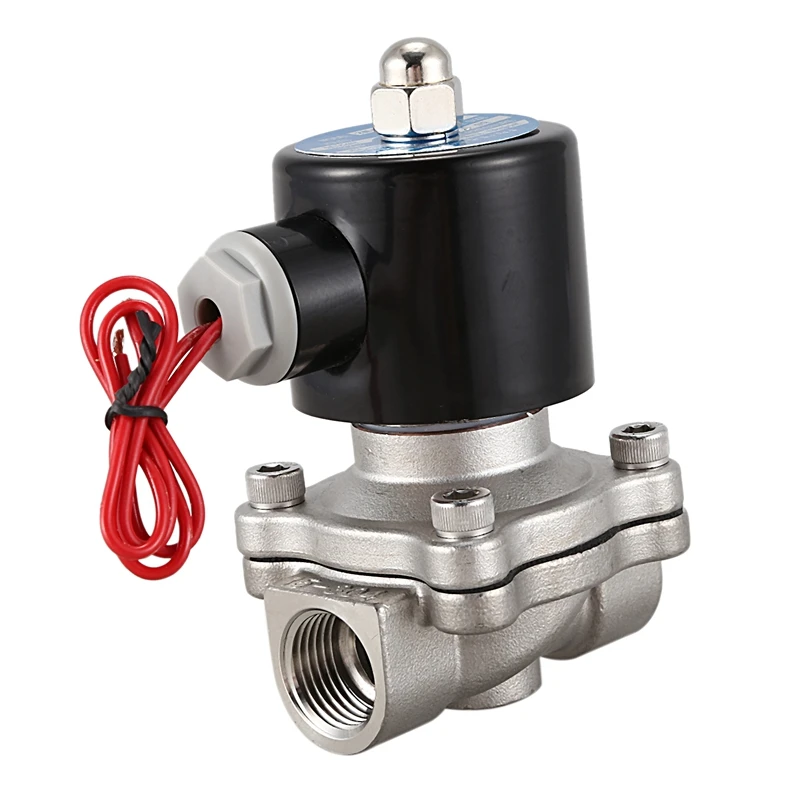 Stainless Steel Electric Solenoid Valve 220V DN15 Pneumatic Valve for Water Oil Gas