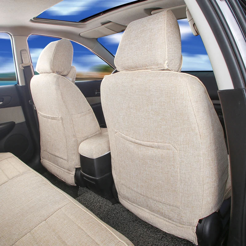 AutoDecorun на заказ льняное покрытие сиденье для toyota sienna 2019 аксессуары Чехлы