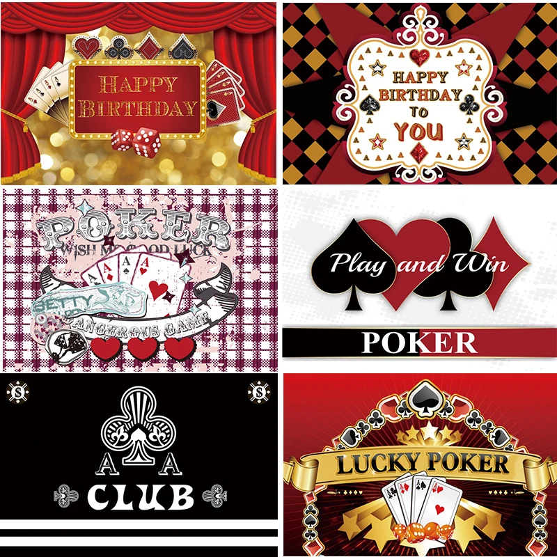 Вечерние фоны в казино покер Лас-Вегасе на день рождения тематика казино Ночная фотография декорации реквизит ww06