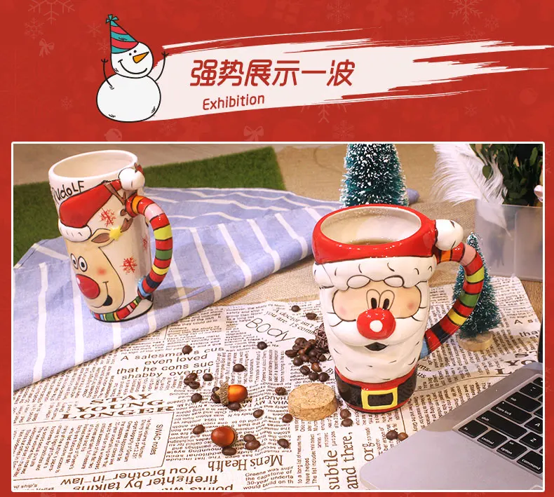 Mug Ceramic Cup Water Cup Creative Christmas Gift Coffee Mugs Funny Mugs Coffee Mugs Creative Bb50mk