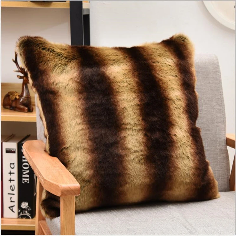 Наволочка из искусственного меха наволочка для дивана подушки с огнезащитным