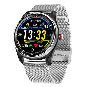 

Bakeey MX9 ECG+PPG HRV Report Full Touch Screen Smart Watch Heart Rate Monitor Waterproof Multi-sport Modes Fitness Smartwatch