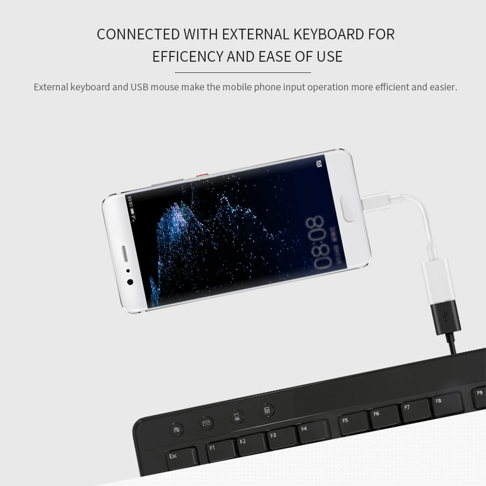 HUAWEI CP73 type-C к USB Кабель-адаптер для преобразования USB OTG кабель для передачи данных для зарядки