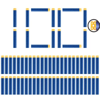 

100PCS Darts For Nerf Hollow Out Soft Head 7.2cm Refill Darts Toy Gun Bullets for Nerf Series Blasters Xmas Kid Children Gift