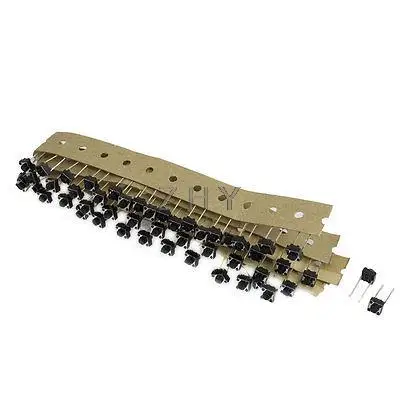 

50 Pcs 6mm x 6mm x 4mm DIP Push Botton Momentary Tactile Tact Switch
