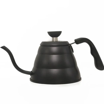 

1.2L Stainless Steel Gooseneck Coffee Pot Pour-Over Coffee Kettle with Filter Hand Drip Coffee Pot Tea Percolator Teapot