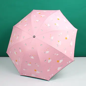 

Super Parasol Rain and Rain All -around Thick Vinyl Umbrella Sun Umbrella Sun Umbrella Three-Fold Umbrella Men and Women Dual-Us