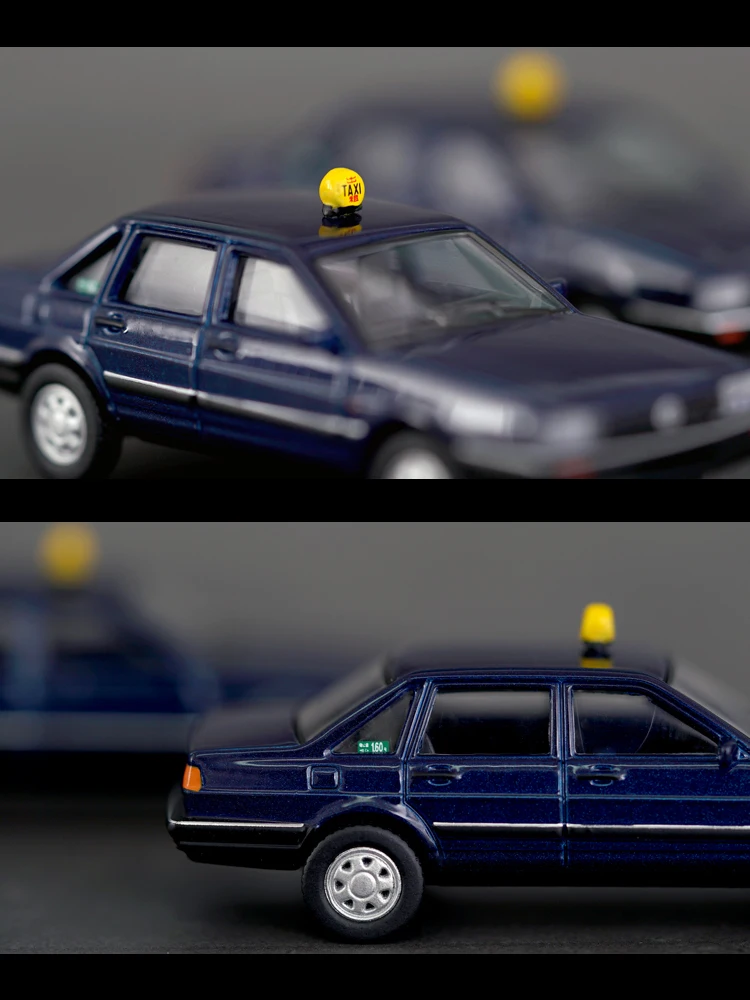 1/64 сплав модель автомобиля игрушка для Santana Шанхай такси № 69