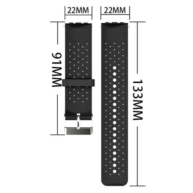 Силиконовый ремешок ALLOYSEED для часов Apple Watch 22 мм серия браслета Polar Vantage