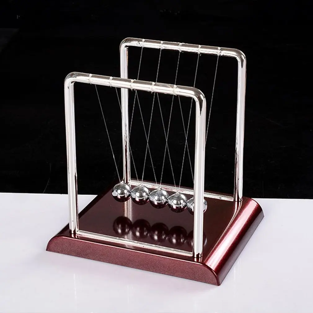 

Early Fun Development Educational Desk Toy Gift Newtons Cradle Steel Balance Ball Physics Science Pendulum Office Decorations