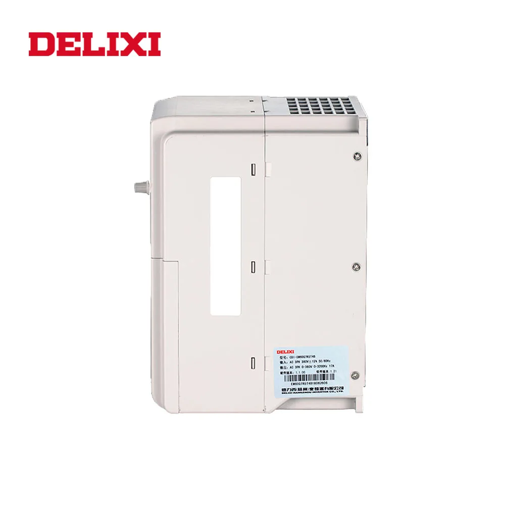 DELIXI VFD 220 кВт AC в однофазный преобразователь частоты для управления скоростью двигателя 50 Гц 60 Гц регулируемый преобразователь частоты
