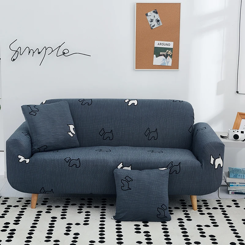 Мраморный диван с принтом чехол плотная обертка геометрический все включено эластичный диван Чехол мебель ПЭТ протектор