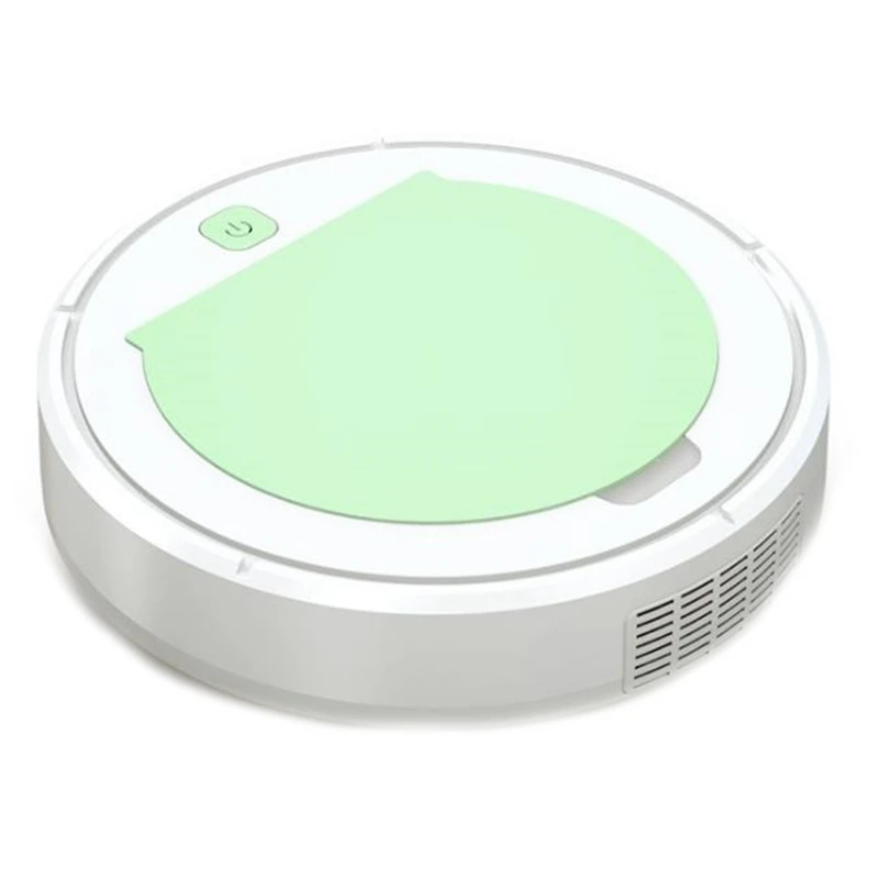 Green Робот-пылесос F902-подходит для шерсти домашних животных, Ковров, жесткого пола, запуска одной кнопкой, автоматического предотвращения препятствий, низкий уровень шума - Цвет: Green