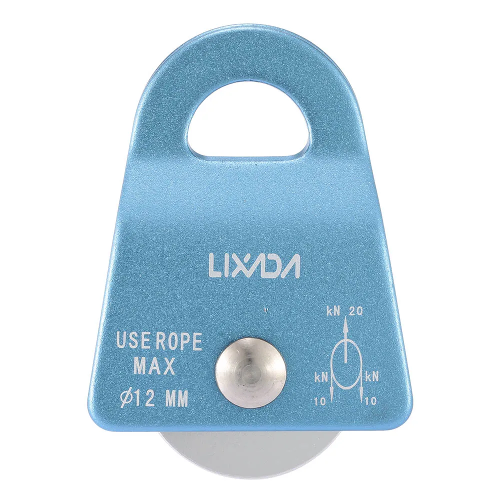 

Small Mobile Single Pulley Swing Side Climbing Rigging Rescue Mobile Single Pulley Breaking strength 20kN