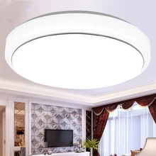 Ультра тонкий светодиодный Потолочные светильники 12/24 Вт современный светодиодный Потолочные светильники для Гостиная поверхностного монтажа светодиодный потолочный светильник