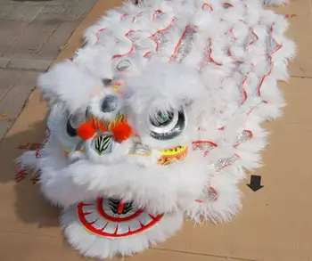 

Cosplay newly Lion Dance Mascot Costume Wool Southern Lion Chinese Folk Art for Two Adults Cosplay Party Game Advertising Gifts