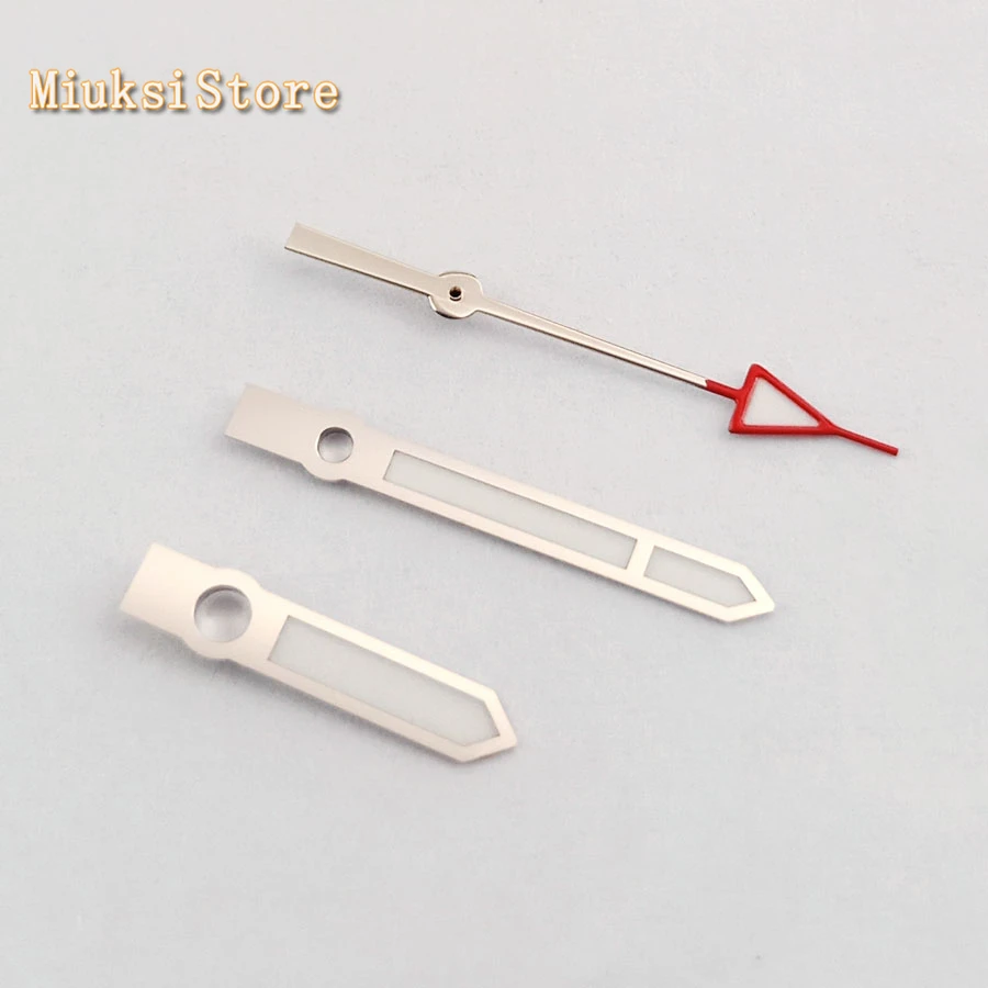 Серебряные часы Goutent светящиеся руки подходят для Miyota 8205/8215/821A Mingzhu DG2813 3804|Стрелки