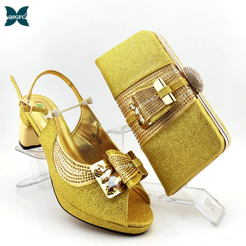 Italian design Shoes and Bag set African shoe with matching bag best selling ladies Nigerian | Обувь