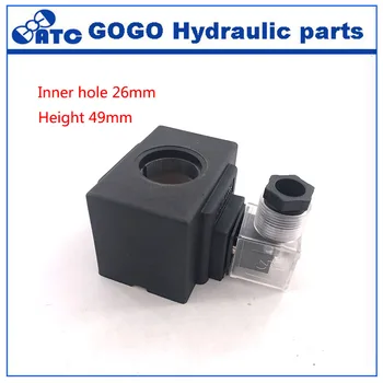 

J10-54YC inner hole 26mm , height 49mm solenoid coils 110v 220v DN10 03 coil