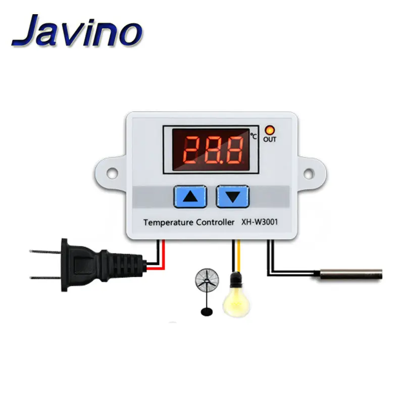 W3001 110V 220V 12V 24V Digital Temperature Controller Thermostat Thermoregulator Aquarium Incubator Water Heater Temp Regulator