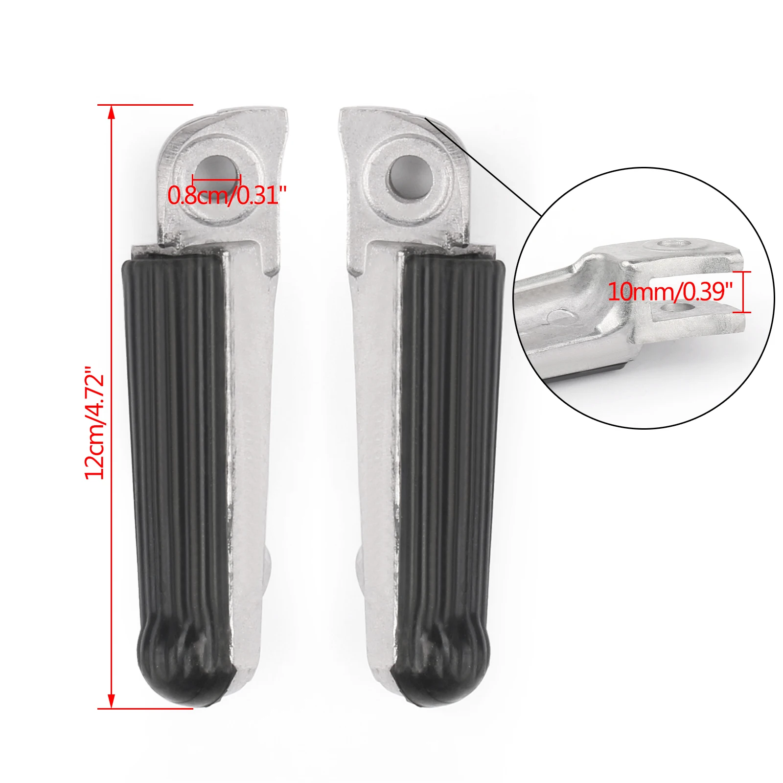 

Areyourshop for Honda CBR250 MC19 MC22 NSR250 CBR400 VFR400 RVF400 CBR929 VFR750 Footrest Foot Pegs Front Motorcycle Pegs