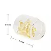 5PCS 47*60mm 60ml Creative Kitchen Storage Bottles Glass Jars With Lid Spice Sugar Tea Coffee Glass Container Receive Organizer 4