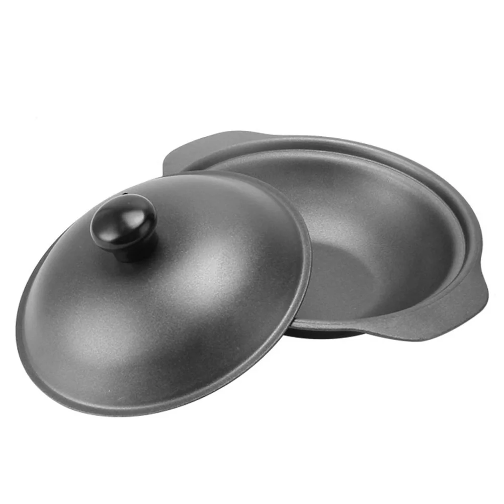 Cooking Pan Lid, Pot Iron Cast, Casserole, Oven Pan, Clay, Aluminum, Ceramic, Soup, Stew, Chicken, Rice, Shabu