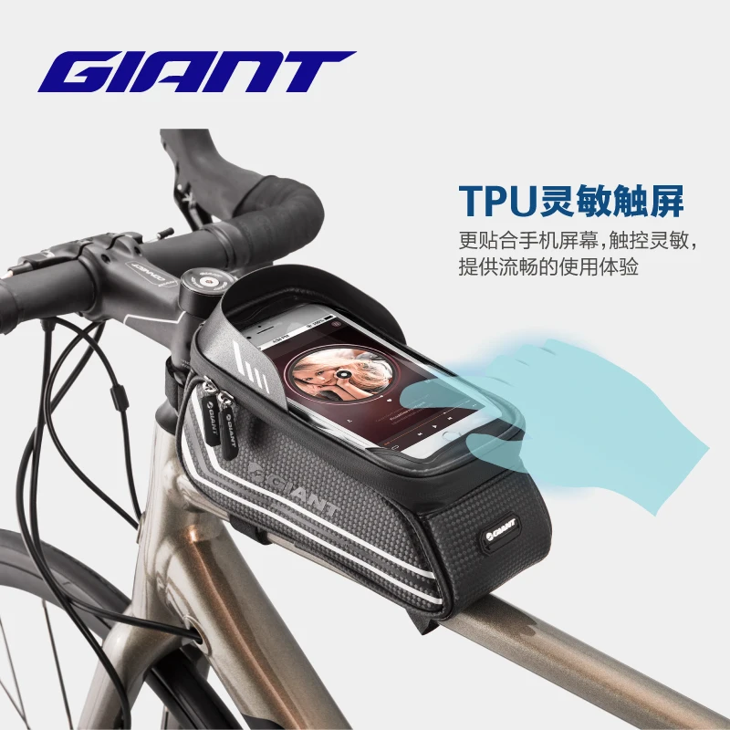 Giant Bike Bag Frame Front Top Tube Cycling Bag Waterproof in