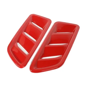 

Auto Hood vent cover Accessories Scoop Decorative For Jeep Wrangler JL 2018-2019 2pcs Air flow Car