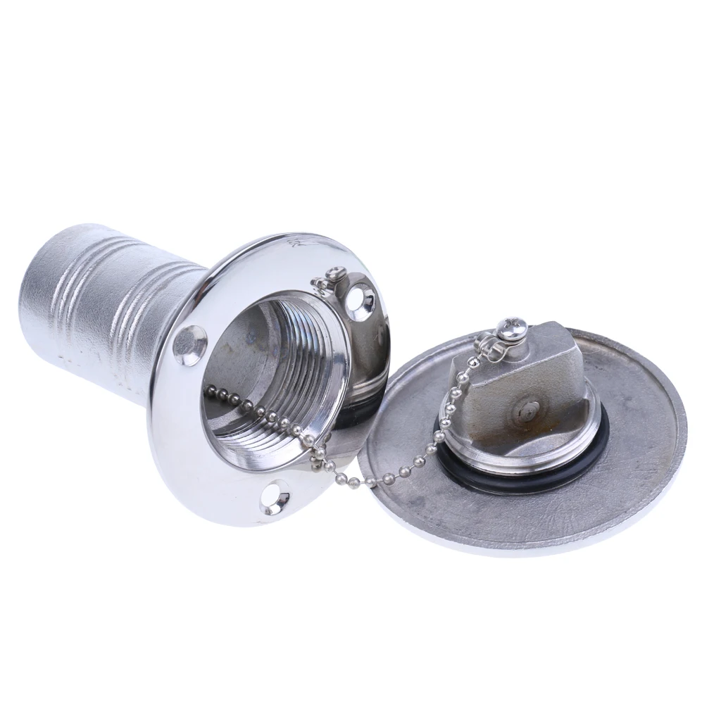 Durable Stainless Steel Marine Boat Deck Tank Filler Suits 50mm 2