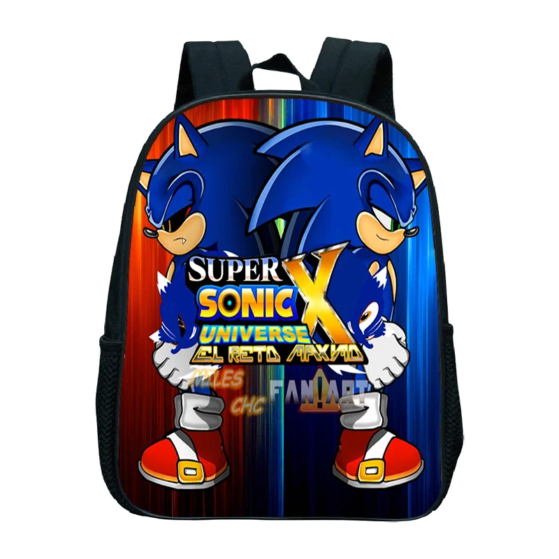 Sonic Дошкольный рюкзак для мальчиков и девочек школьная сумка детского сада милый