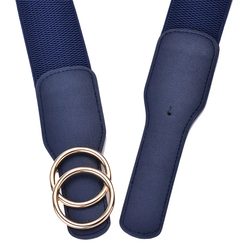 Cintura da donna Cinture larghe elastiche in va con doppi anelli e fibbia da donna  200000297