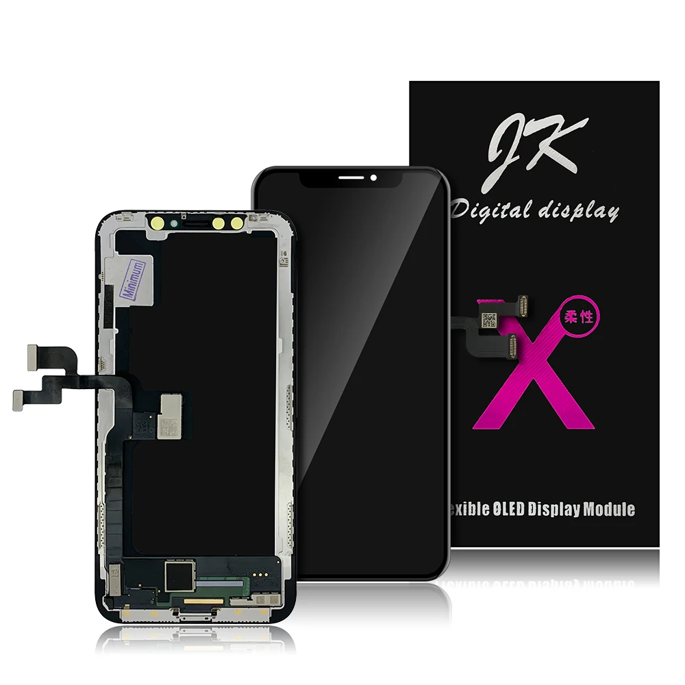 ЖК дисплей для iPhone X Xs Max XR 3D сенсорный экран с дигитайзером в сборе GX ZY JK PK RJ HE TFT Incell