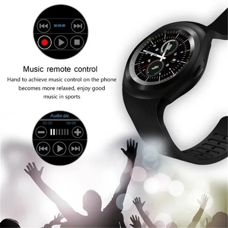 Bluetooth Y1 Smart Watch SmartWatch Sport Wristwatch Phone Call Remote Camera Kids Intelligent Clock Smart Wearable Devices