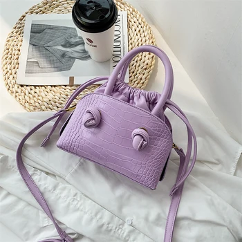 

NEW Fashion Stone Pattern Shell Bag Handbag Elegant Drawstring Crossbody Bag Shoulder Bag Width 22cm Height 17cm Thickness 8.5cm