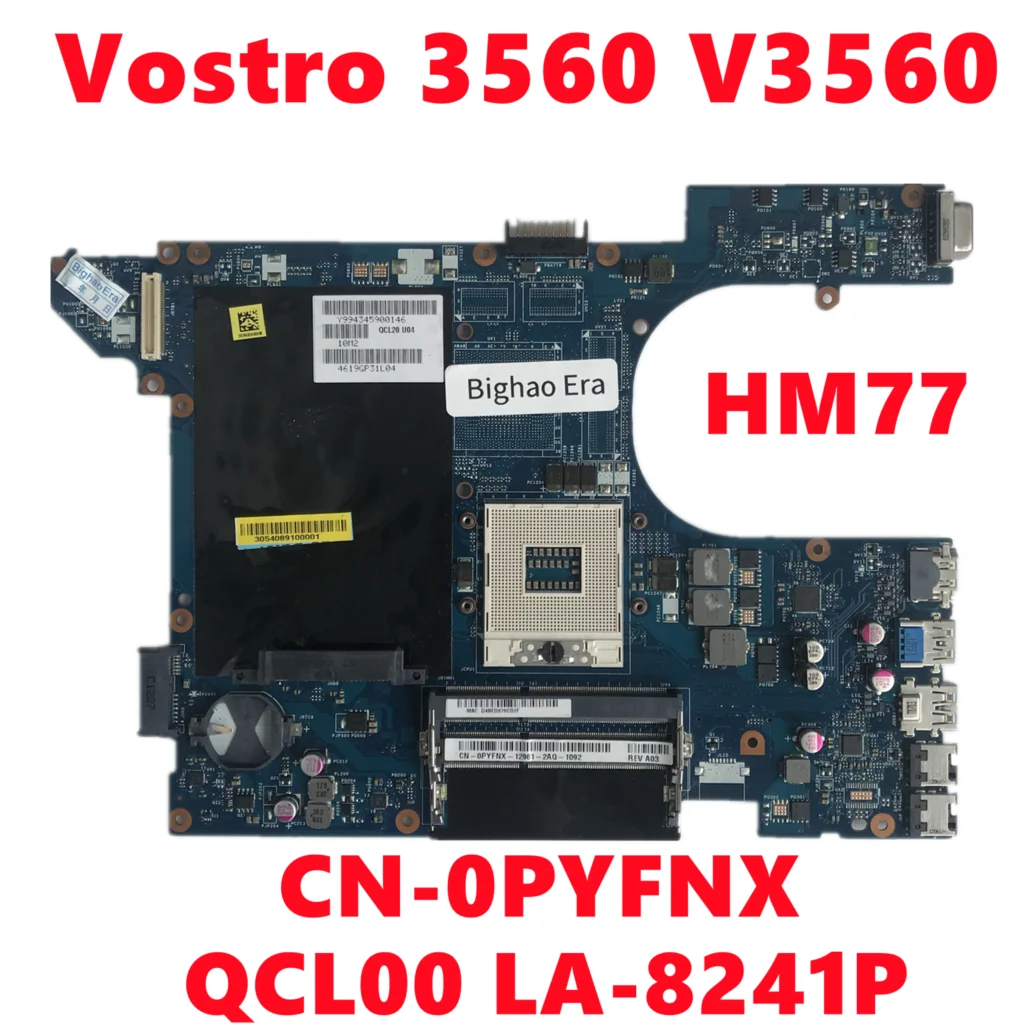 

CN-0PYFNX 0PYFNX для dell Vostro 3560 V3560 материнская плата для ноутбука QCL00 системная плата HM77 DDR3 полностью протестирована